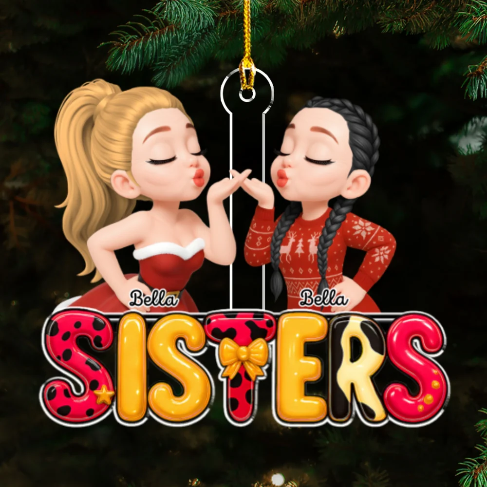 Special Friends - Personalized Custom Acrylic Ornament - Image 7