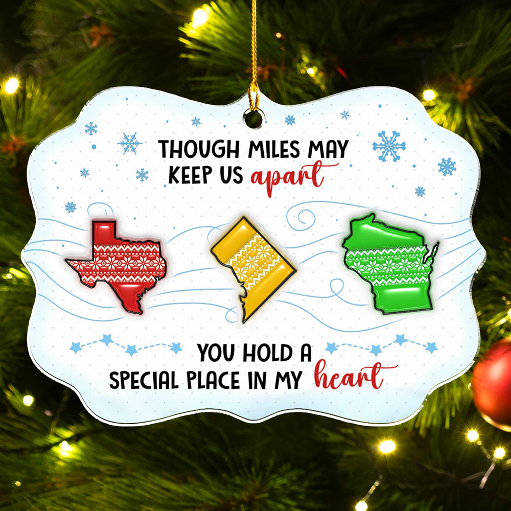 Special Place - Personalized Custom Acrylic Ornament - Image 3