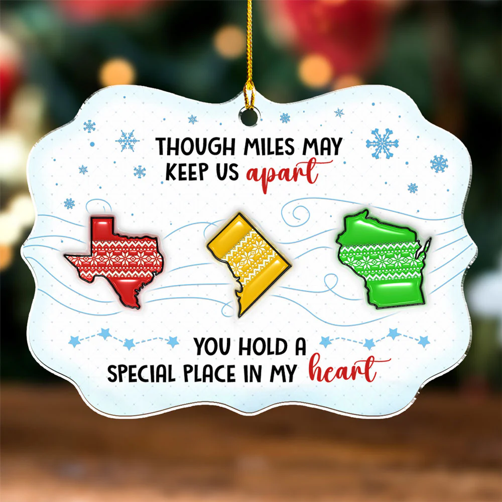 Special Place - Personalized Custom Acrylic Ornament - Image 4