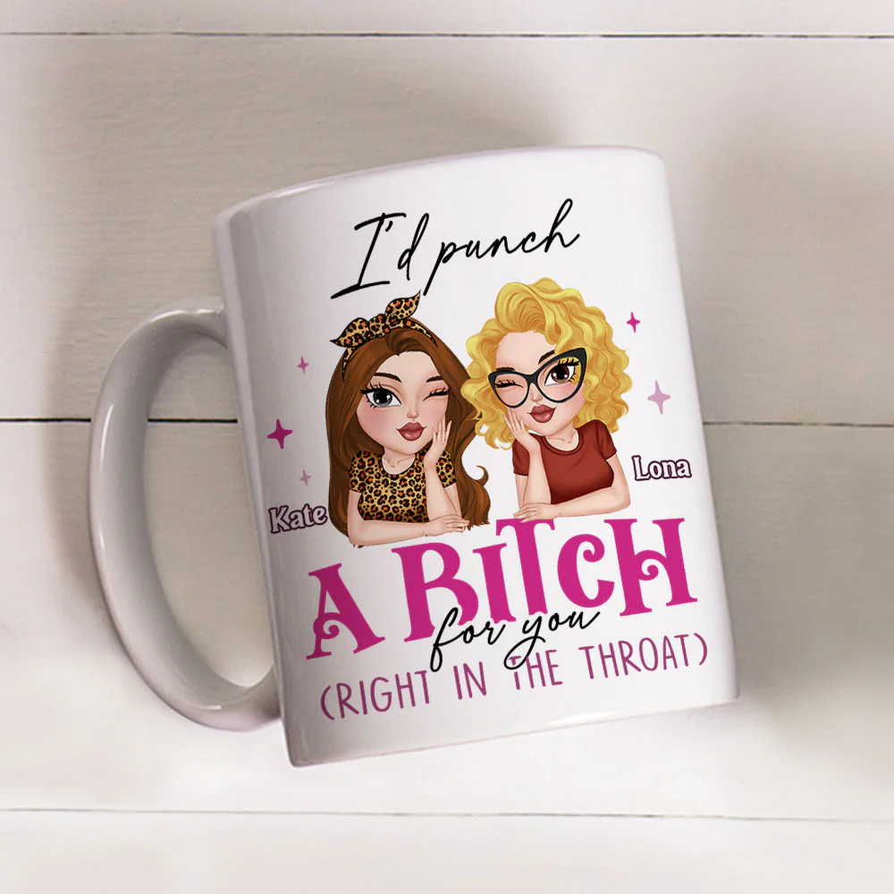 Spicy Besties - Personalized Custom Coffee Mug - Image 2