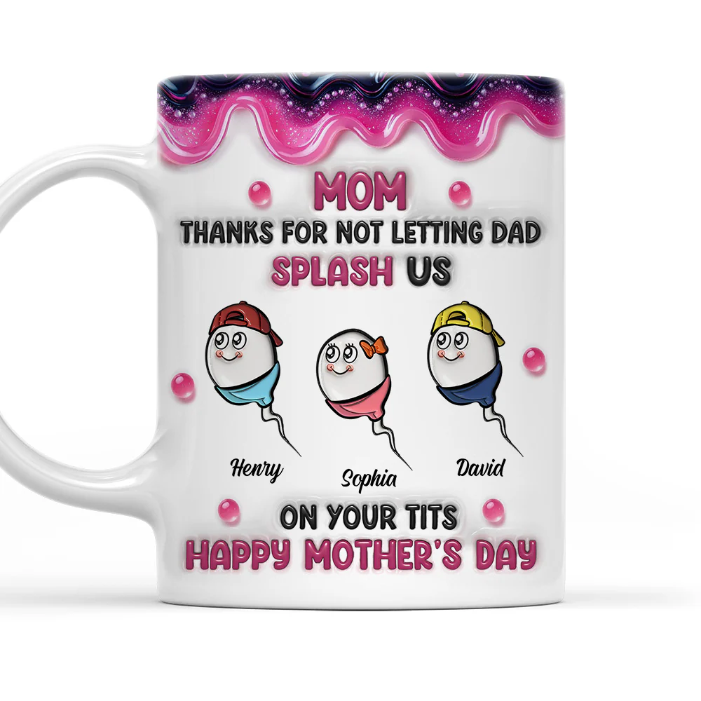 Splash Us  - Personalized Custom 3D Inflated Effect Mug