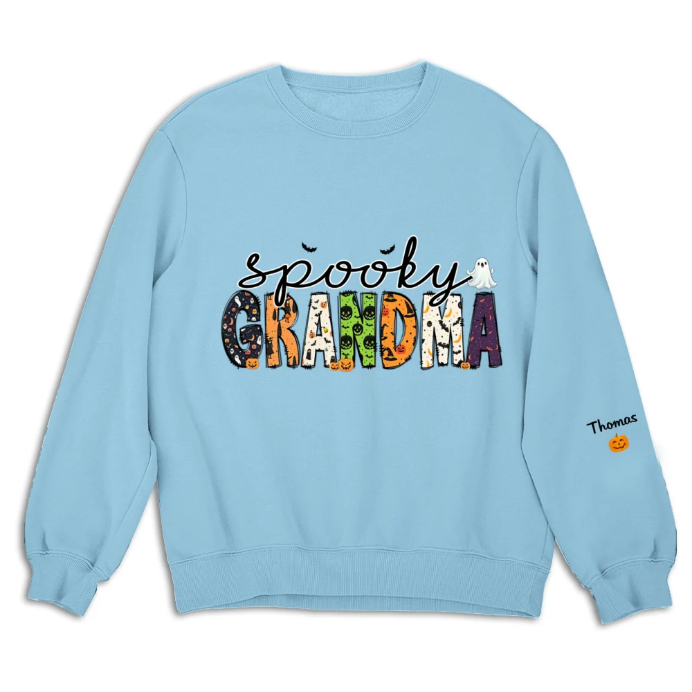 Spooky Grandma - Personalized Custom Sweatshirt - Image 10