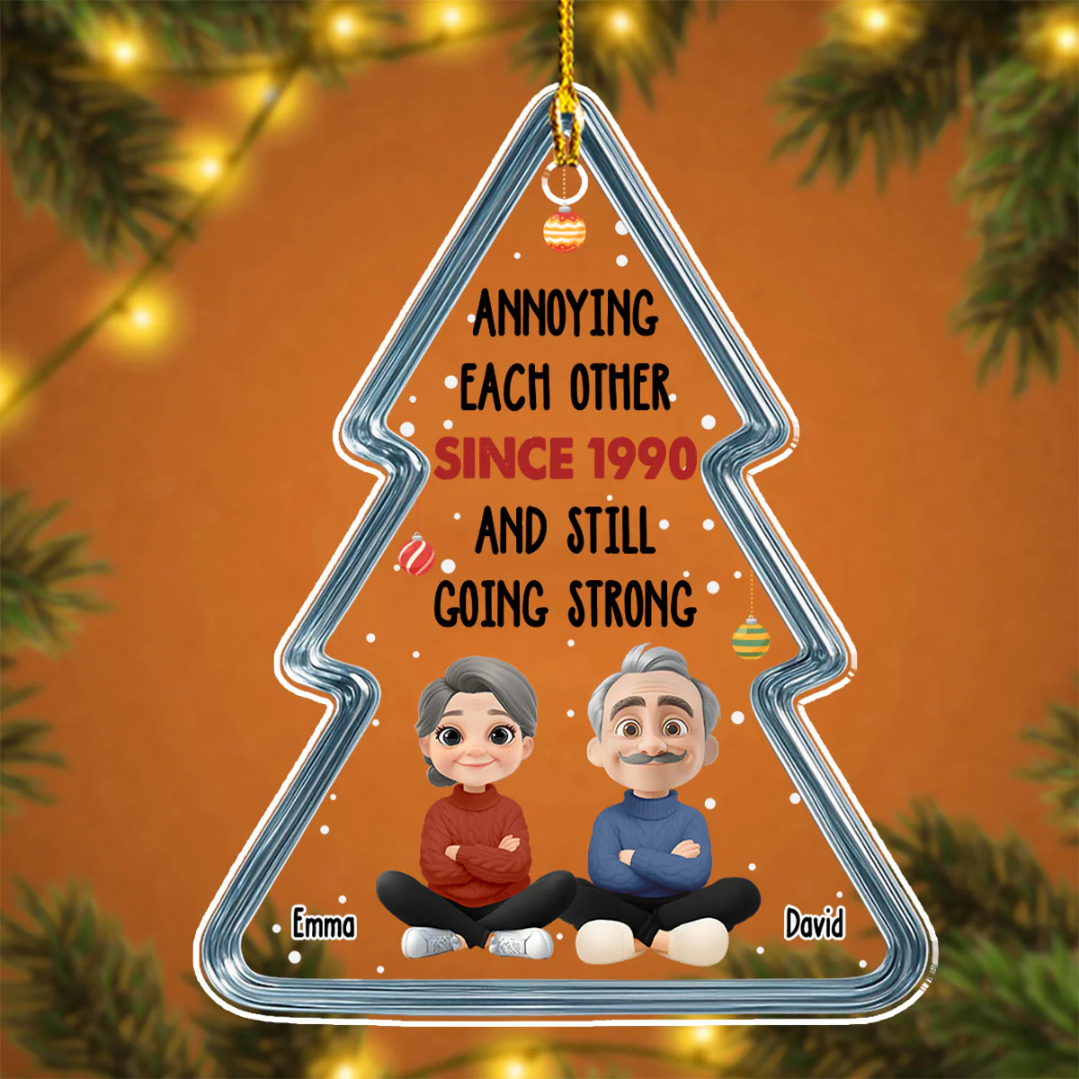 Still Going Strong - Personalized Custom Acrylic Ornament - Image 3