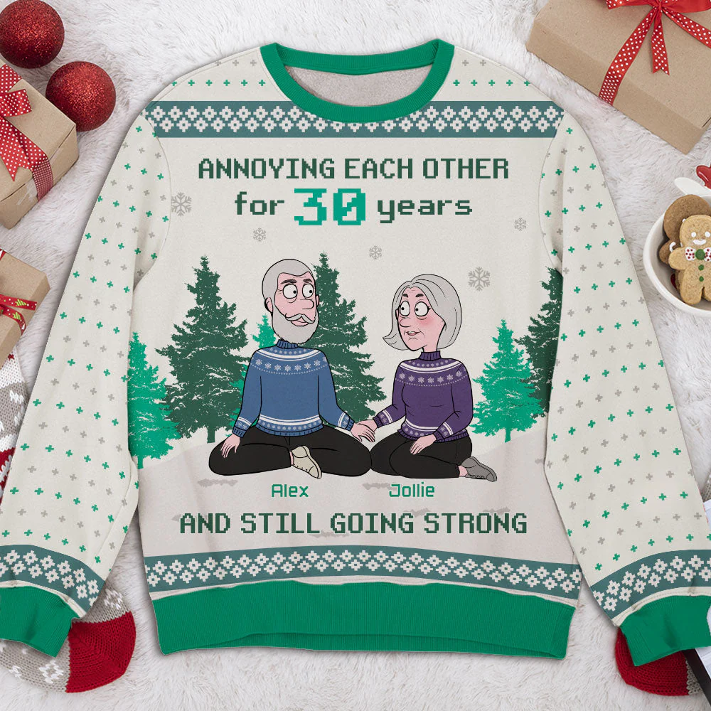 Still Going Strong - Personalized Custom All-Over-Print Sweatshirt - Image 3