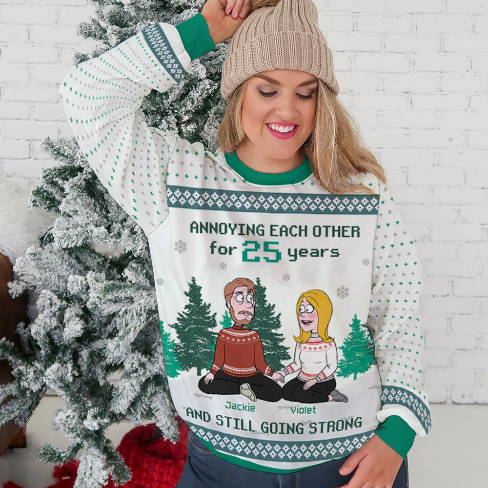 Still Going Strong - Personalized Custom All-Over-Print Sweatshirt - Image 4