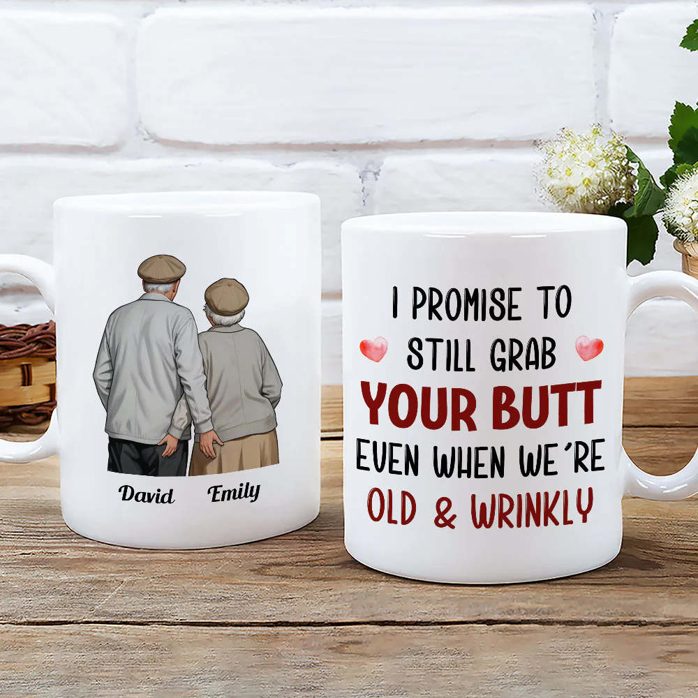 Still Grab Your Butt - Personalized Custom Coffee Mug - Image 3