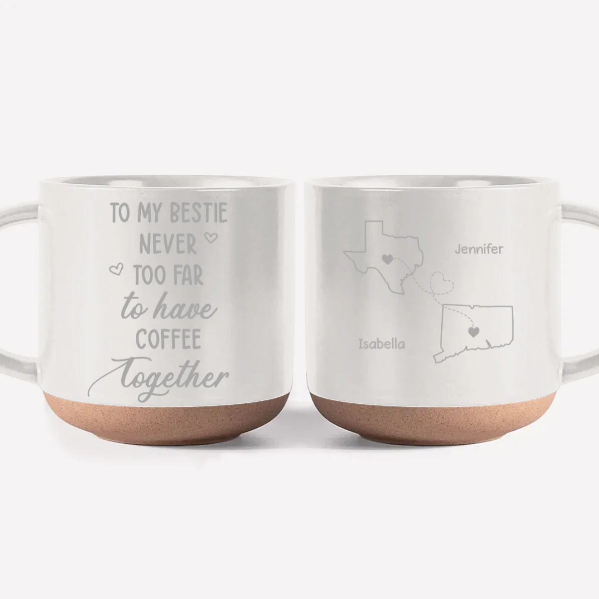 Still Having Coffee Together - Personalized Custom Engraved Pottery Mug - Image 7