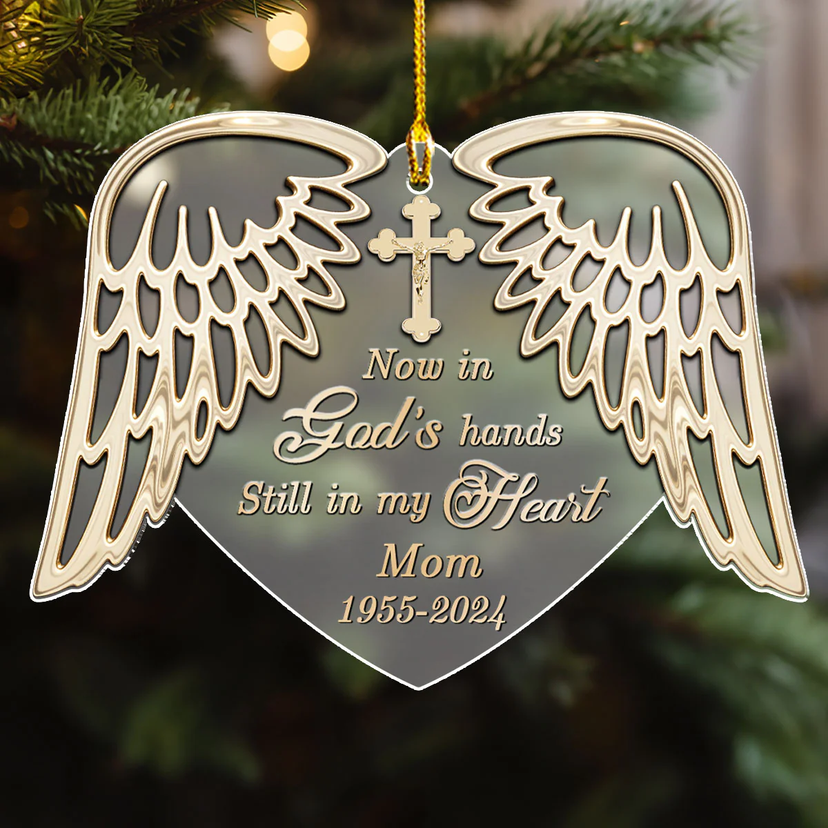 Still In My Heart - Personalized Custom Frosted Acrylic Ornament - Image 2