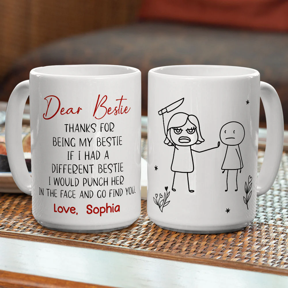 Stop Being Friend - Personalized Custom Coffee Mug - Image 7