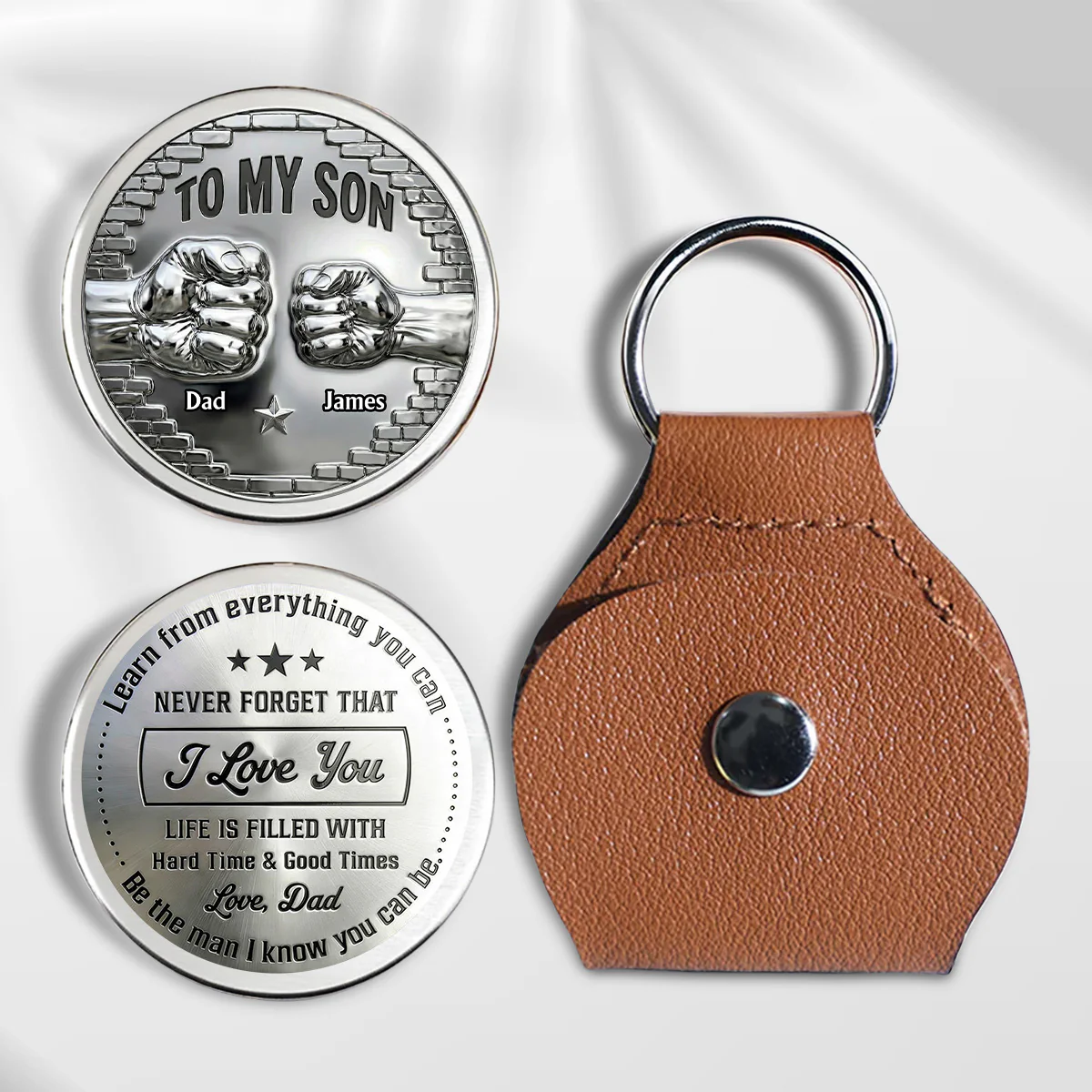 Strength And Love - Personalized Custom Pocket Hug
