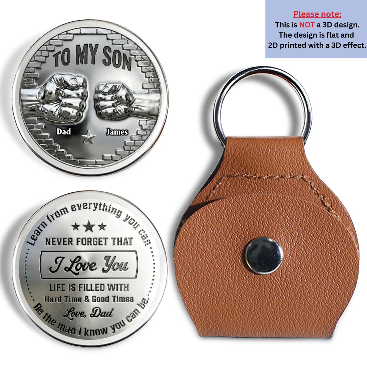 Strength And Love - Personalized Custom Pocket Hug - Image 7