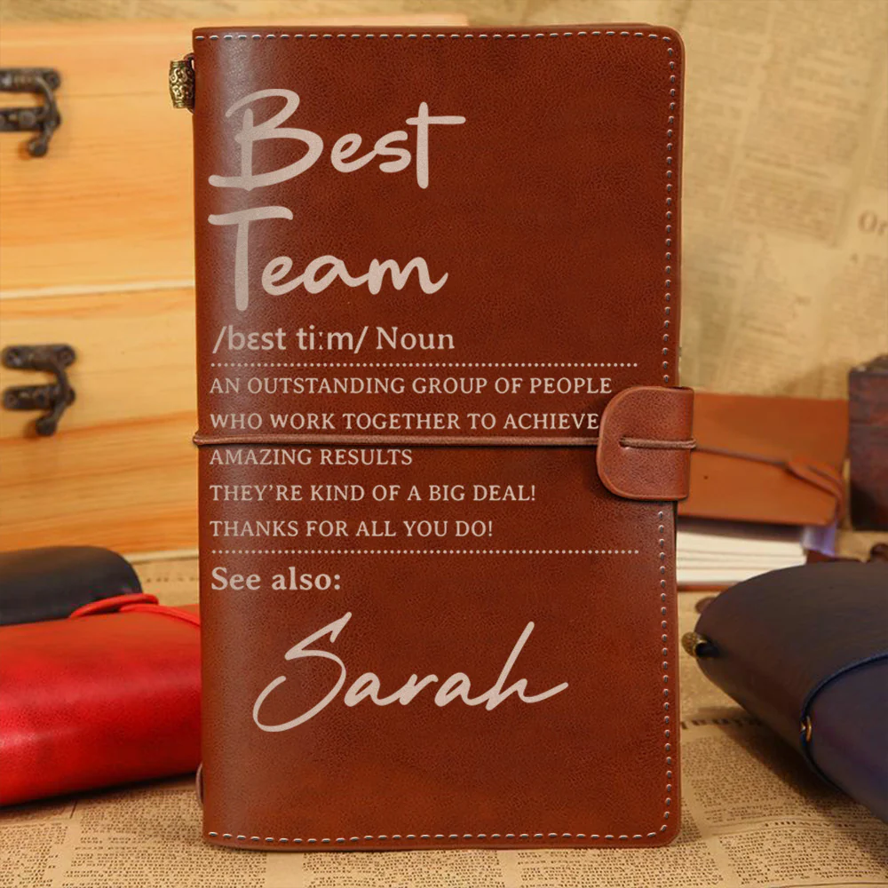 Stronger Together Every Single Day - Personalized Custom Vintage Journal
