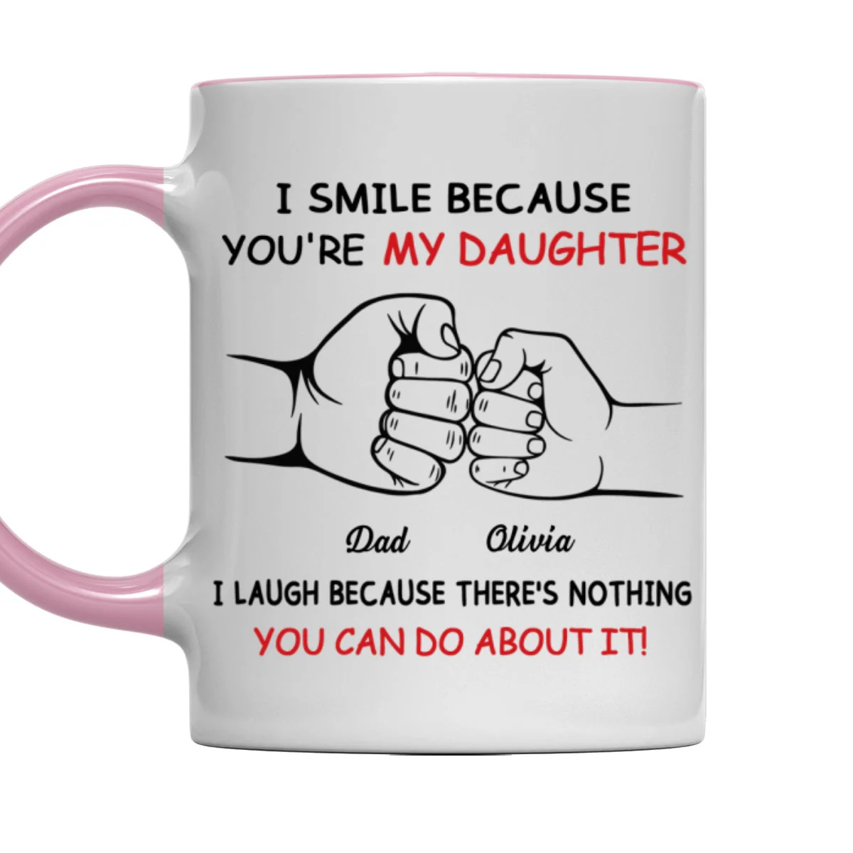 Stuck With Me - Personalized Custom Accent Mug - Image 9