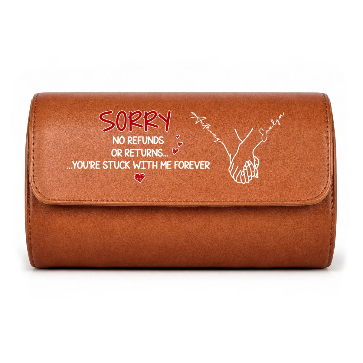 Stuck With Me - Personalized Custom Leather Watch Case - Image 10