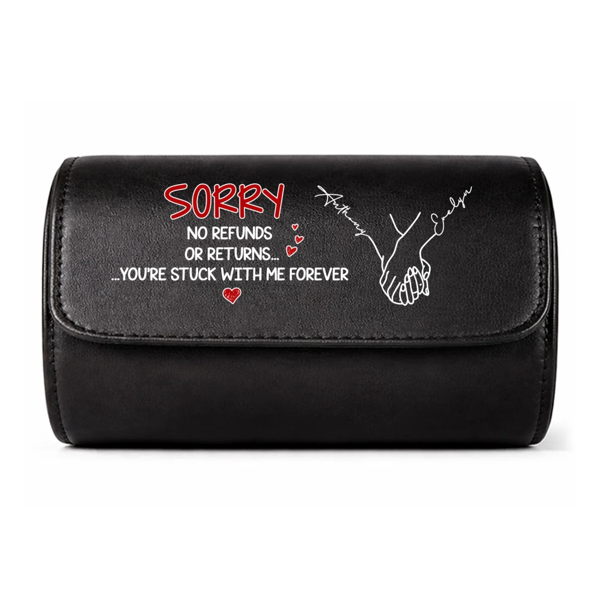 Stuck With Me - Personalized Custom Leather Watch Case - Image 9