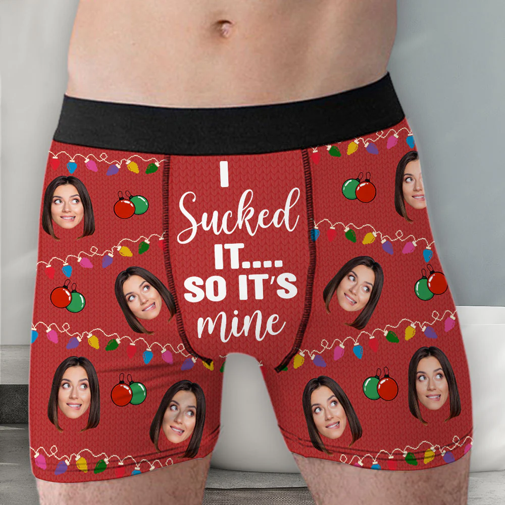 Sucked It - Personalized Photo Men's Boxer Briefs - Image 4