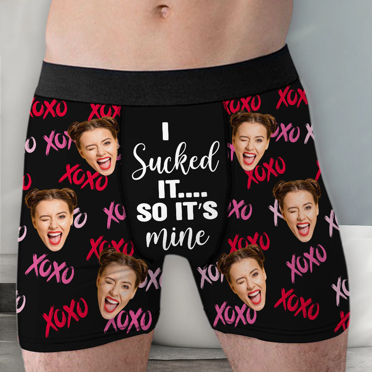 Sucked It  - Personalized Photo Men's Boxer Briefs - Image 5