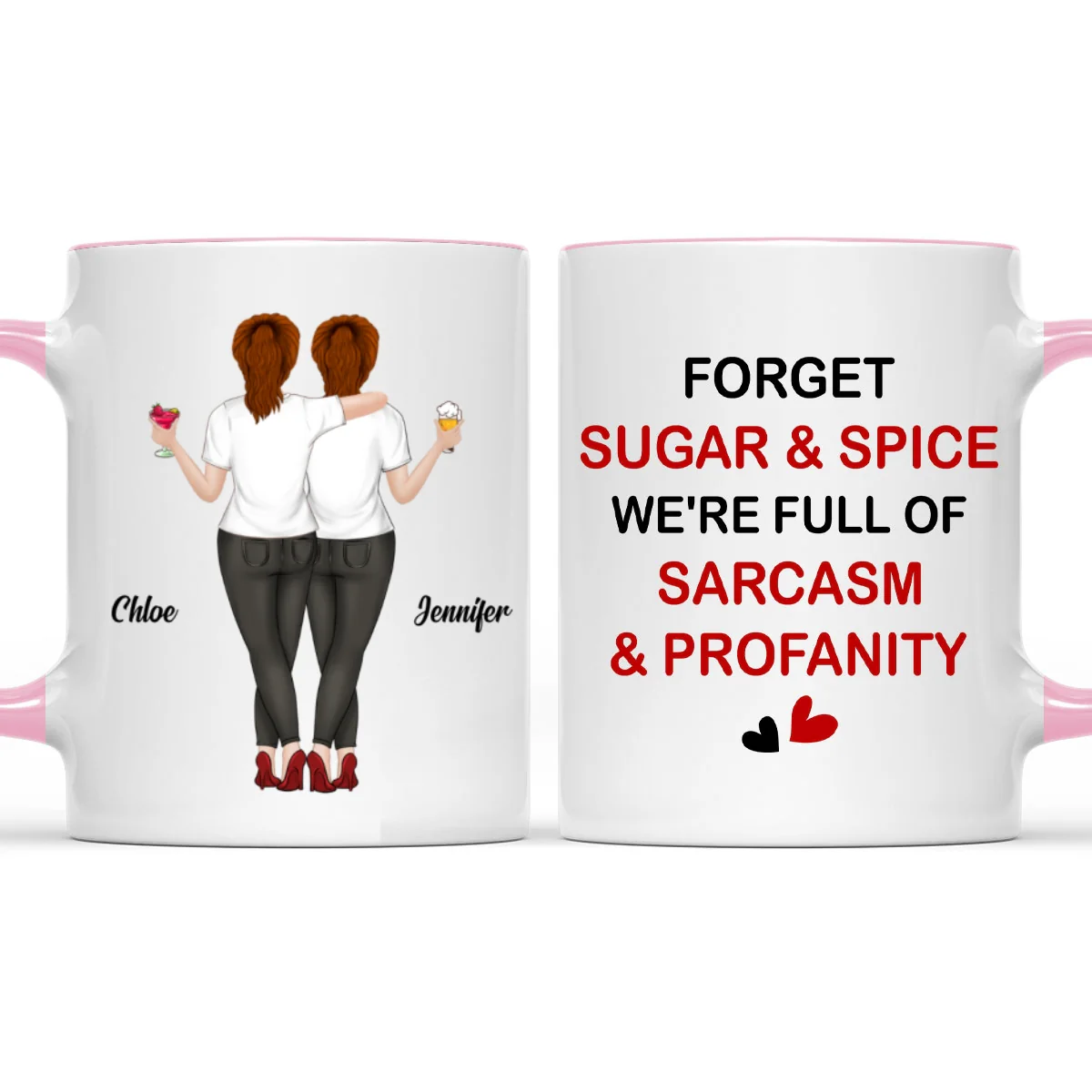 Sugar And Spice - Personalized Custom Accent Mug - Image 7