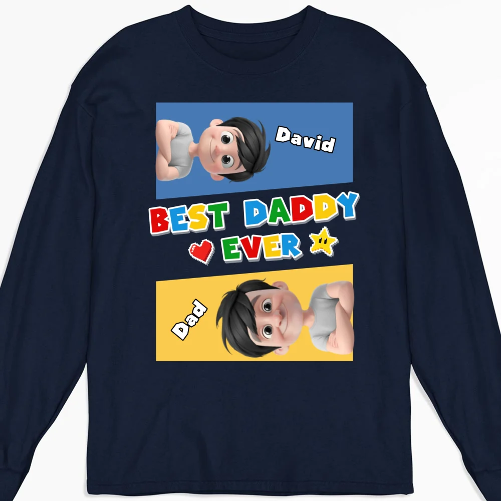 Super Daddy - Personalized Custom Shirt - Image 12