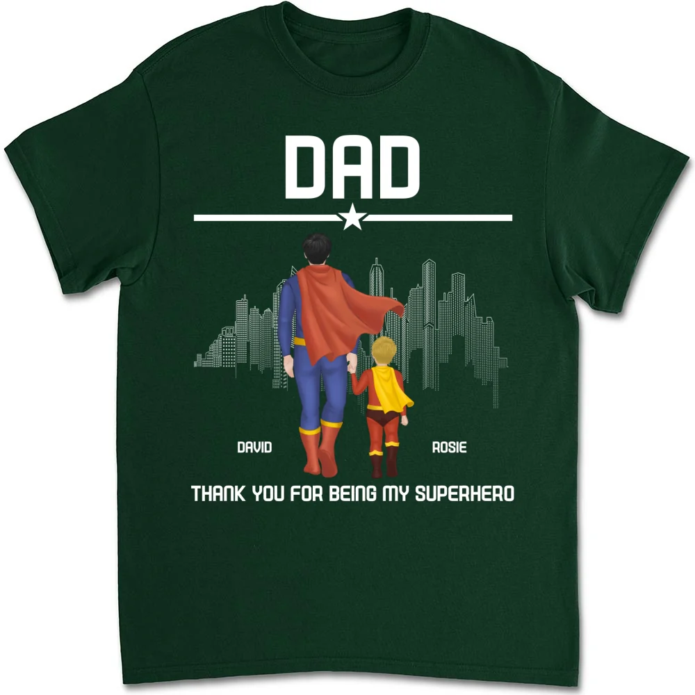 Superhero Dad - Personalized Custom Shirt - Image 10