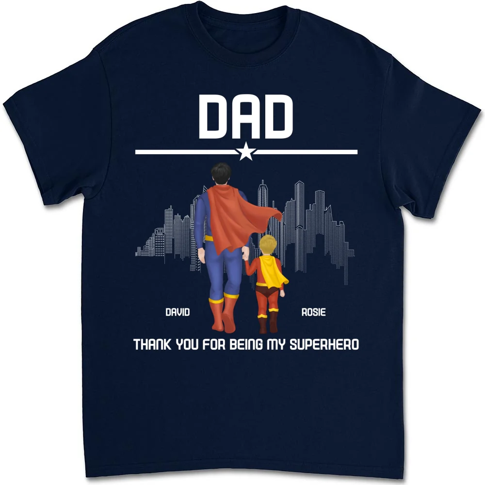Superhero Dad - Personalized Custom Shirt - Image 11