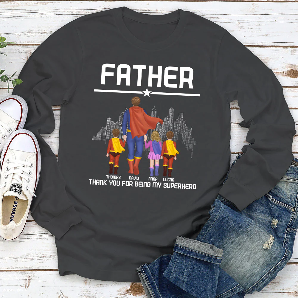 Superhero Dad - Personalized Custom Shirt - Image 6