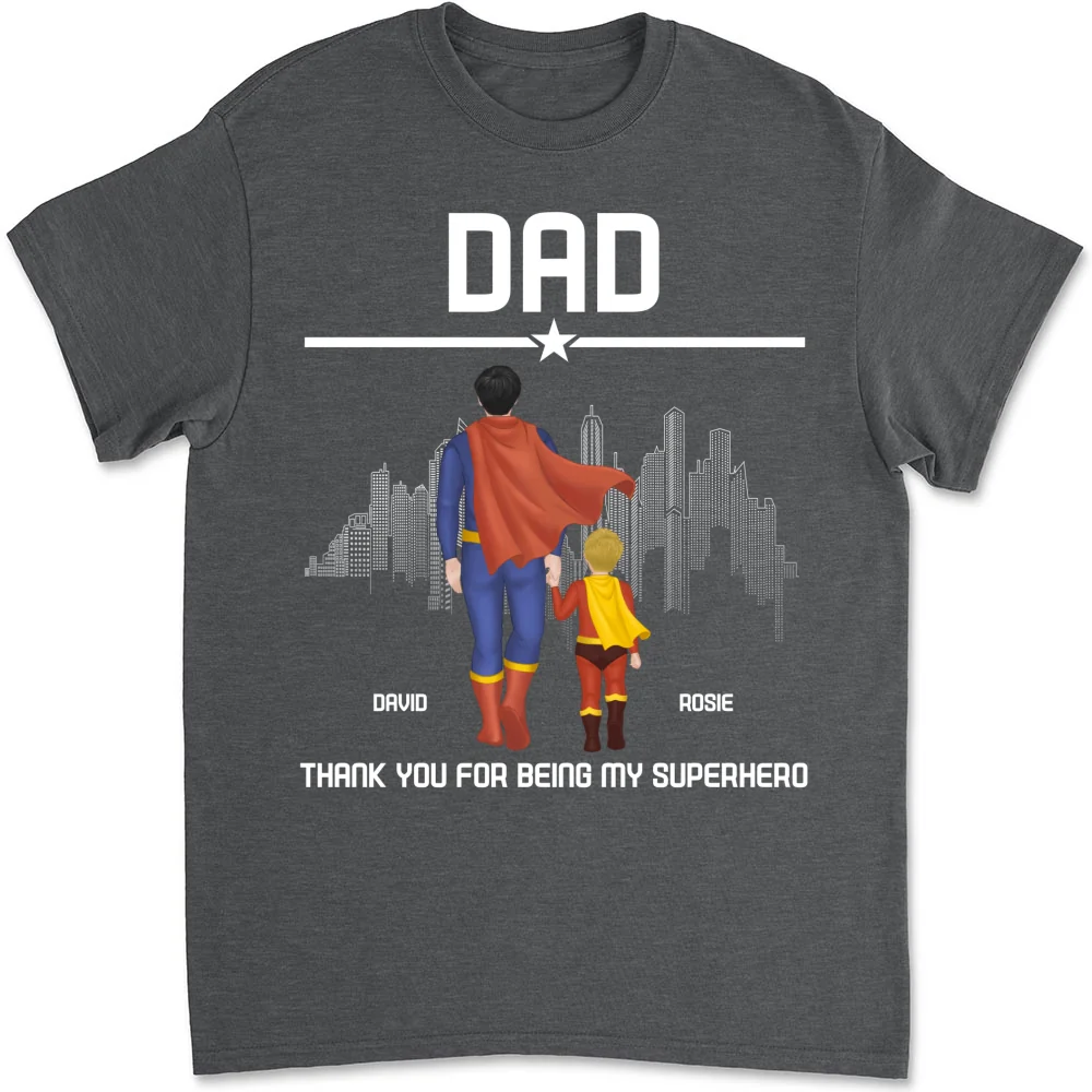Superhero Dad - Personalized Custom Shirt - Image 9
