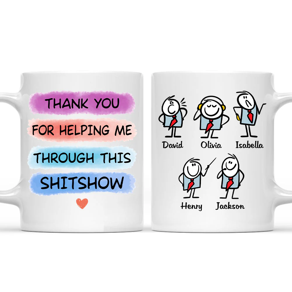 Support Through The Storm - Personalized Custom Coffee Mug