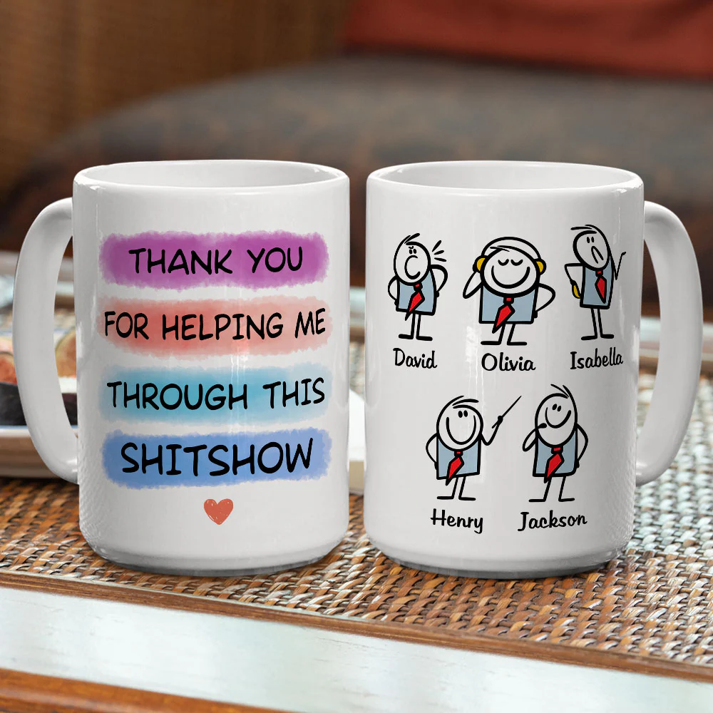 Support Through The Storm - Personalized Custom Coffee Mug - Image 5