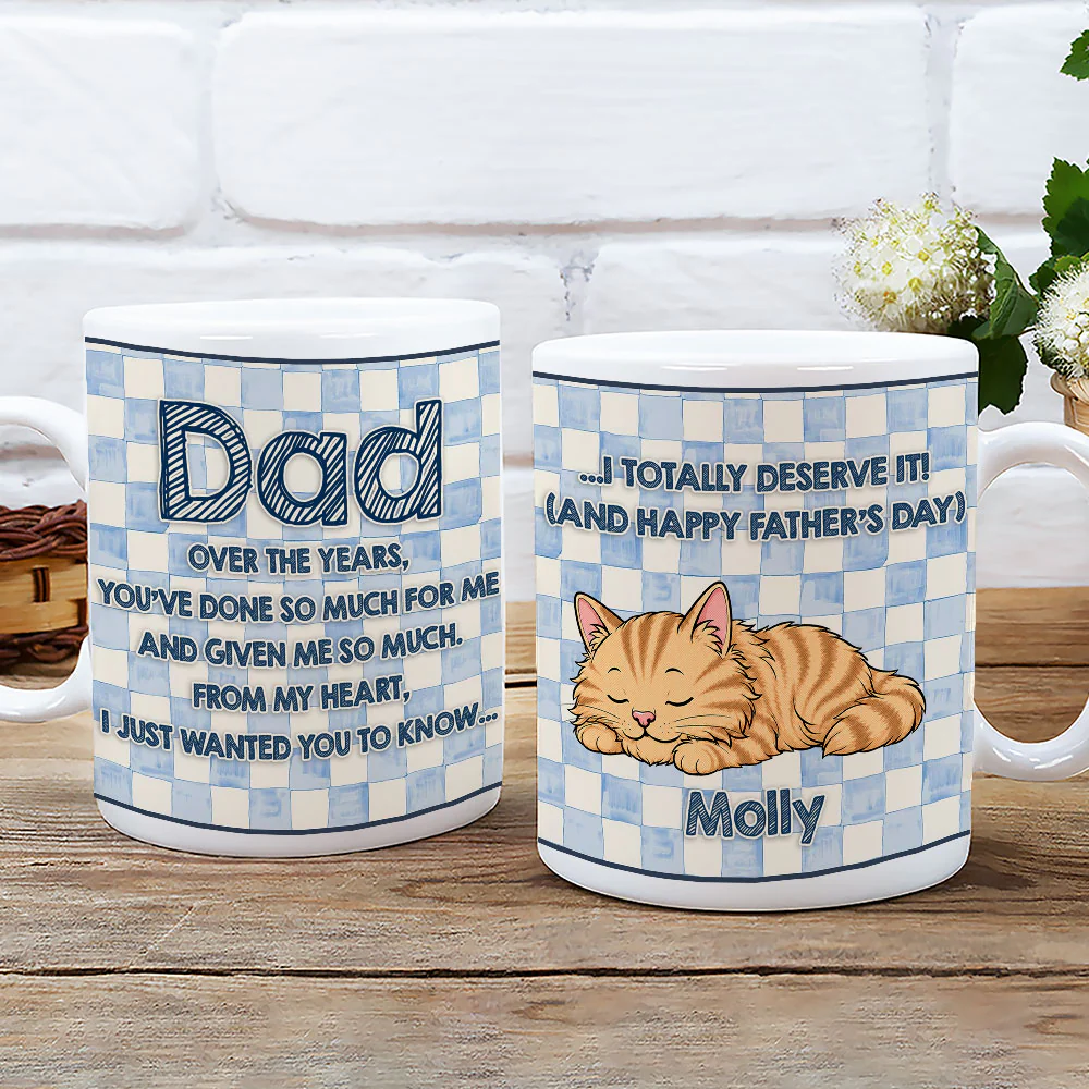 Surprise Dad You Got Us - Personalized Custom Coffee Mug - Image 4