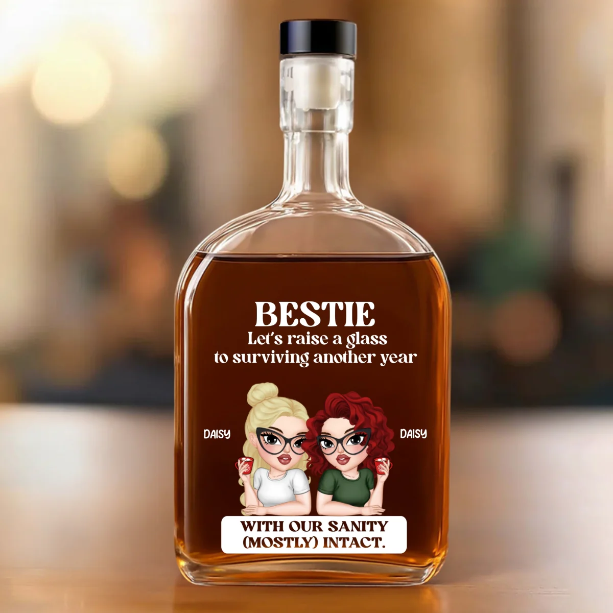 Surviving Another Year - Personalized Custom Spirits Decanter - Image 7