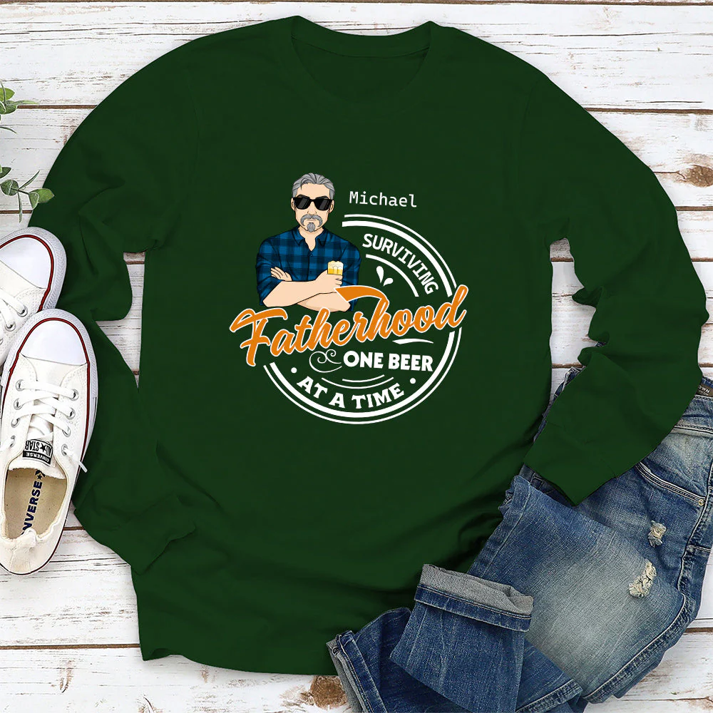 Surviving Fatherhood - Personalized Custom Shirt - Image 5