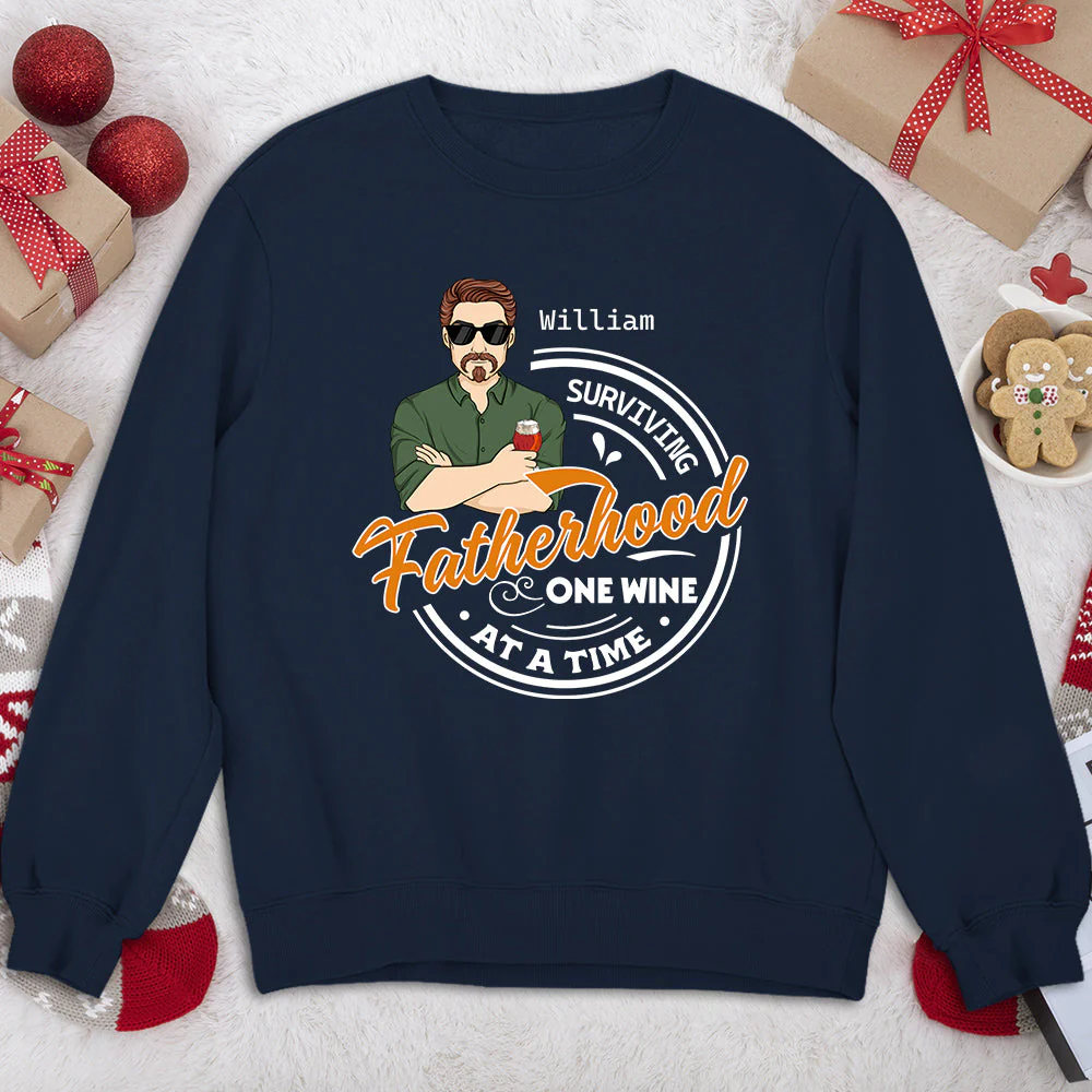 Surviving Fatherhood - Personalized Custom Shirt - Image 6