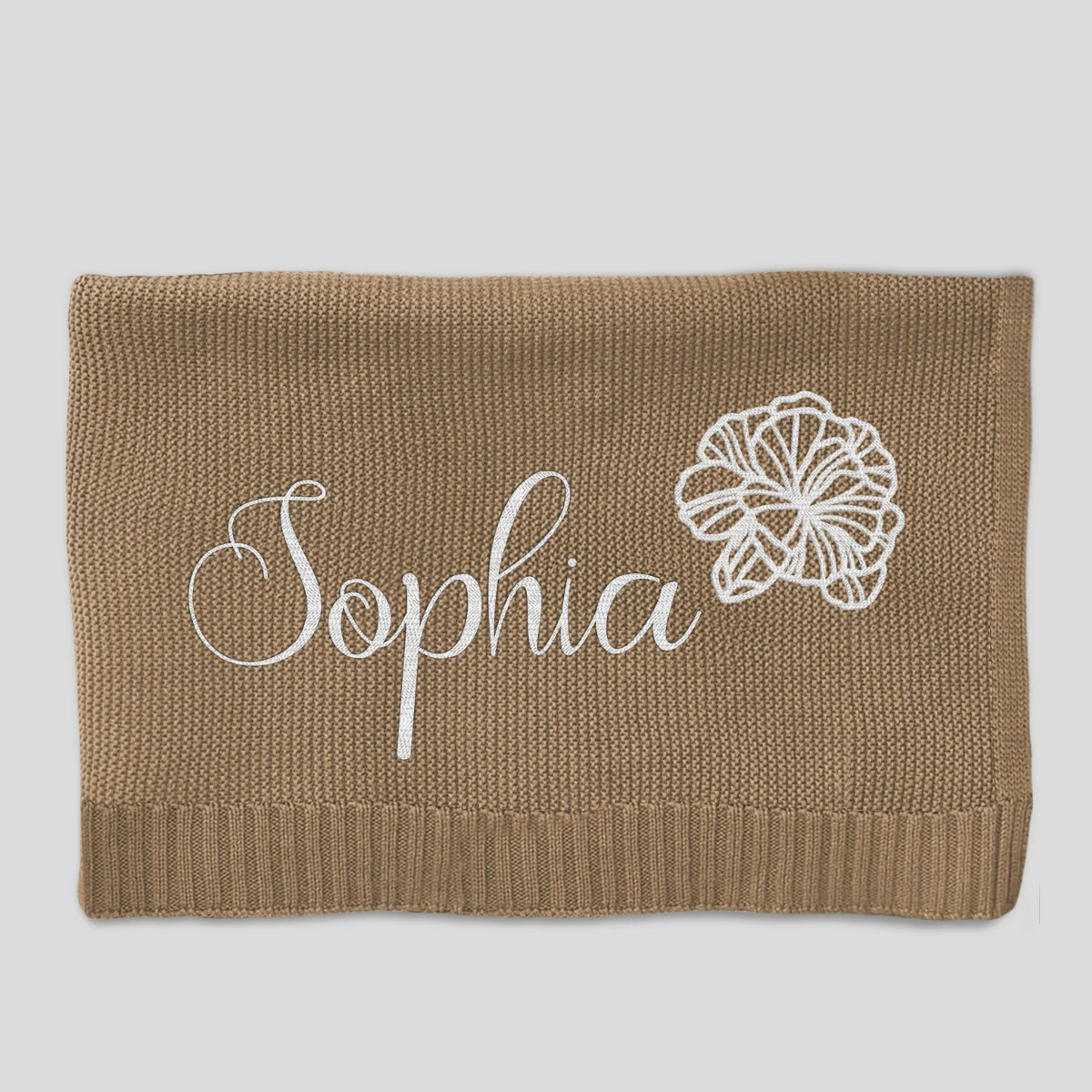 Sweat Dream - Personalized Custom Embroidered Knitted Baby Blanket - Image 6