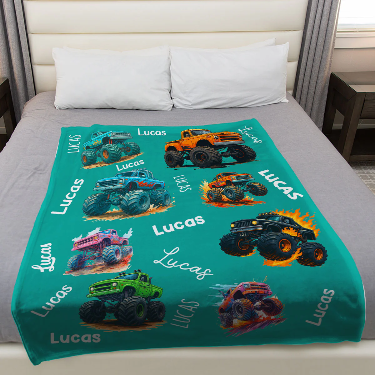 Sweet Dreams - Personalized Custom Fleece Blanket - Image 3