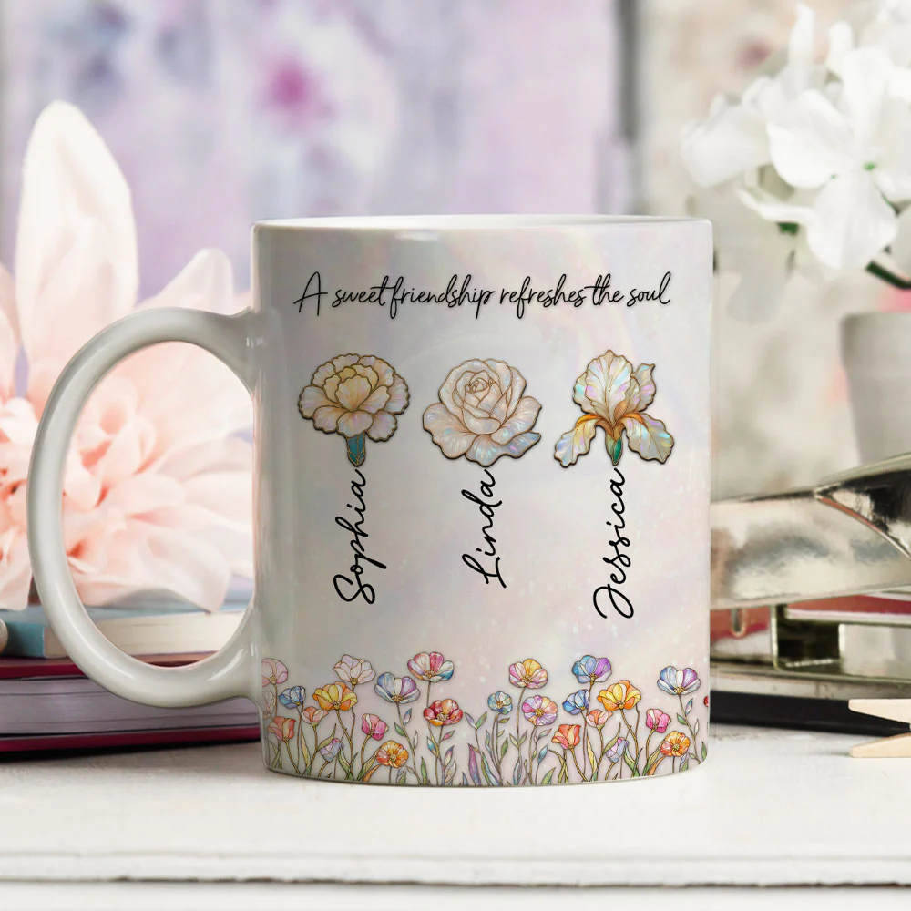 Sweet Friendship Bible - Personalized Custom Coffee Mug - Image 3