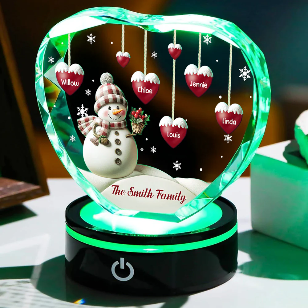 Sweet Heart - Personalized Custom Crystal Led Light - Image 3