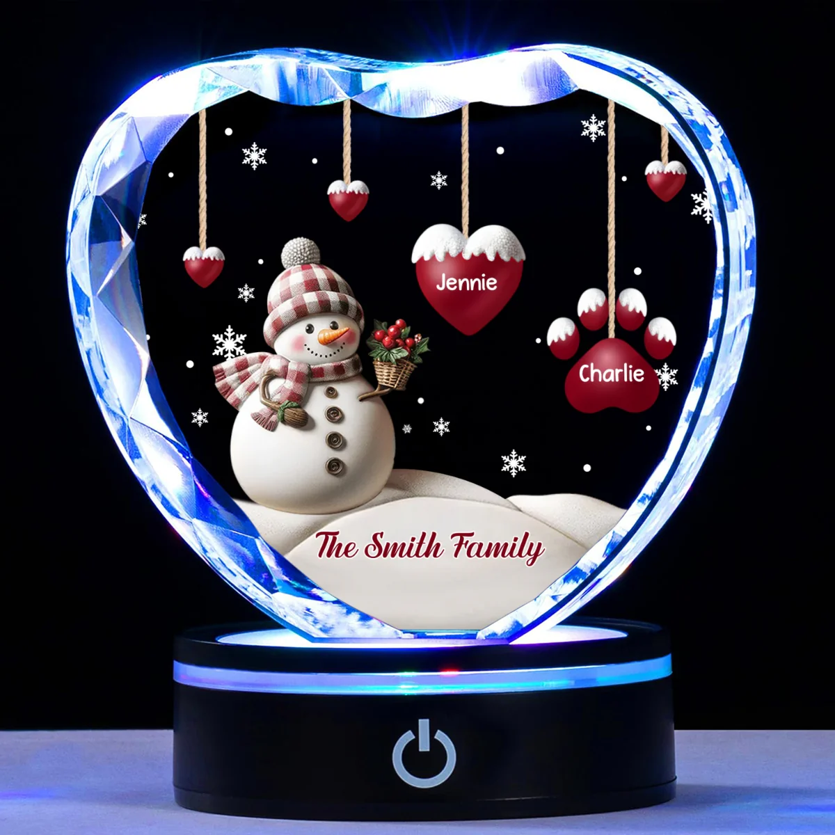 Sweet Heart - Personalized Custom Crystal Led Light - Image 9