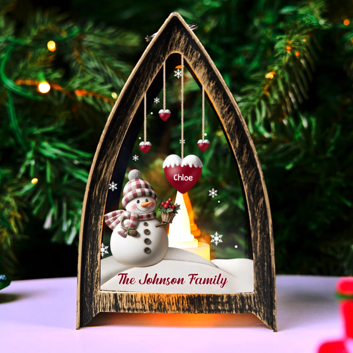 Sweet Heart - Personalized Custom Table Lantern - Image 7