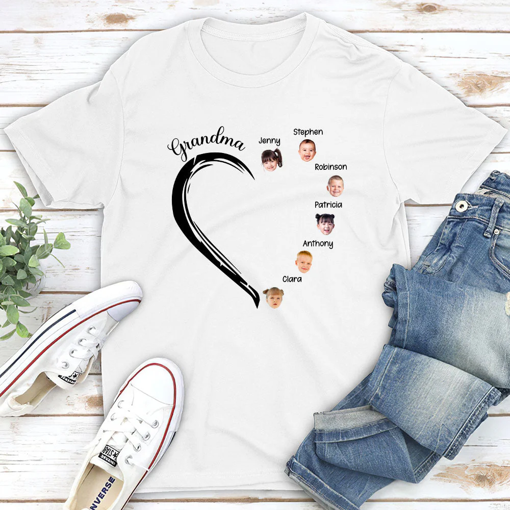 Sweetheart Of Grandma - Personalized Custom Unisex T-shirt - Image 2