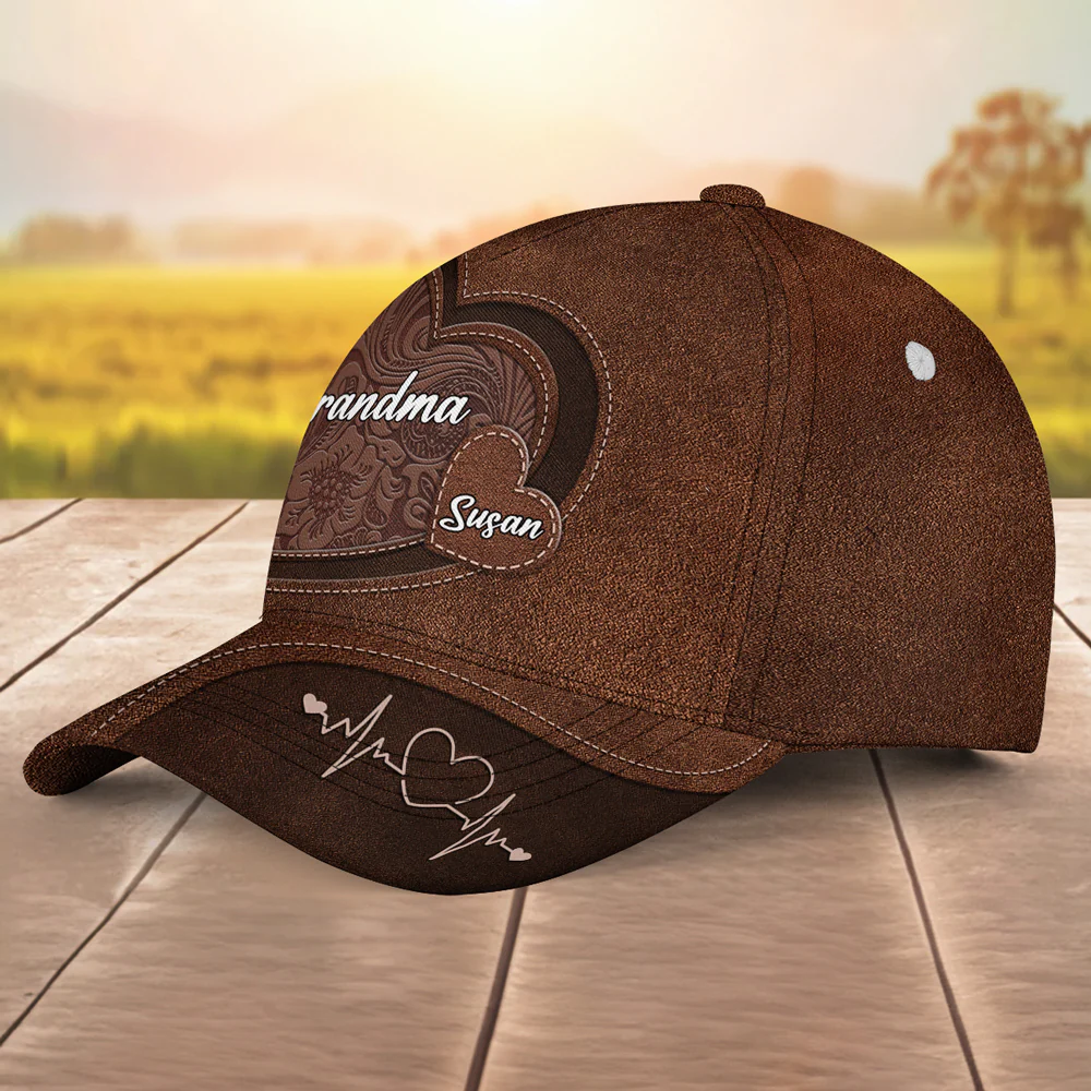 Sweethearts Of Grandma - Personalized Custom Classic Cap - Image 2