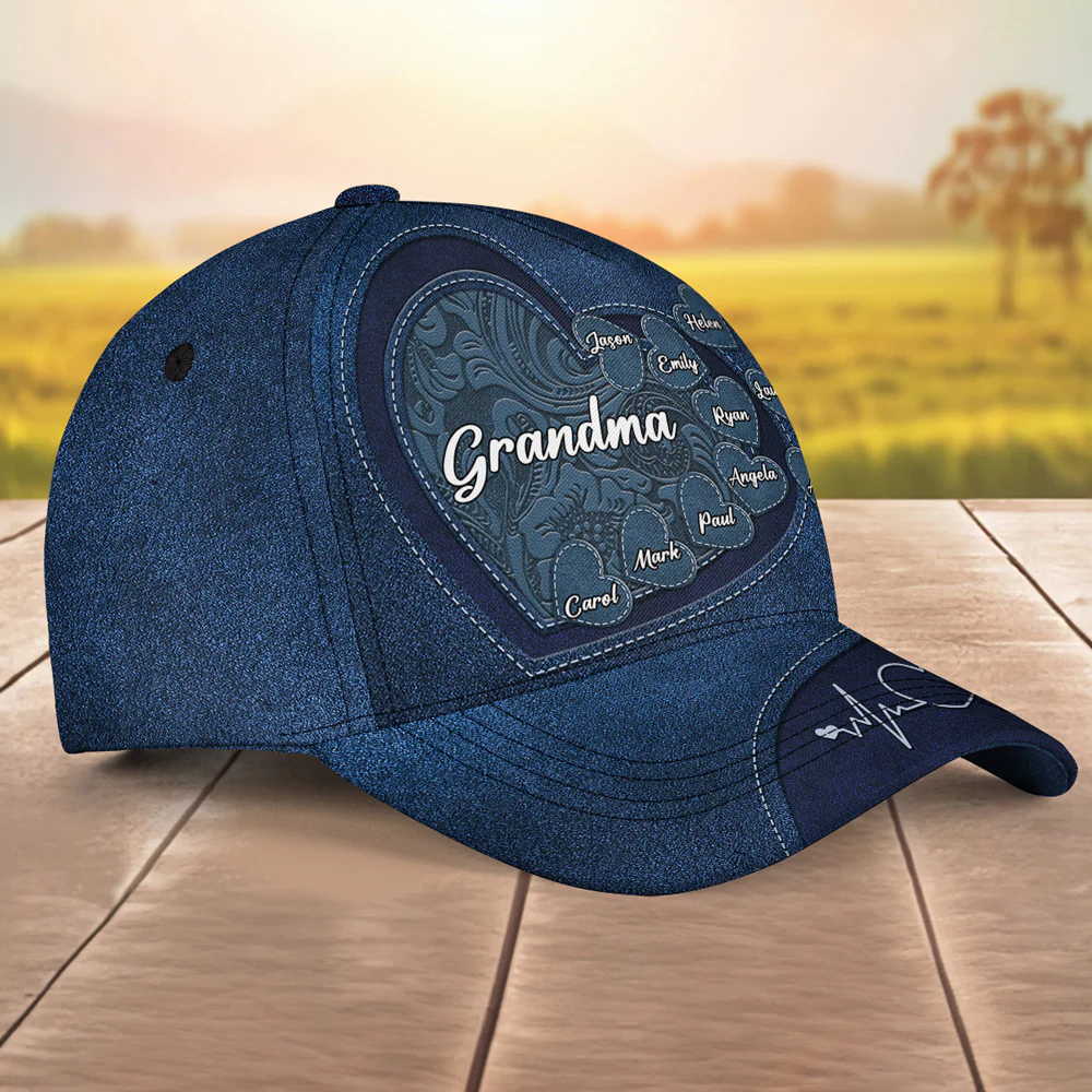 Sweethearts Of Grandma - Personalized Custom Classic Cap - Image 3