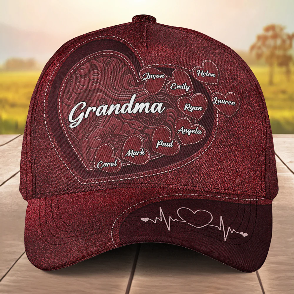Sweethearts Of Grandma - Personalized Custom Classic Cap - Image 4