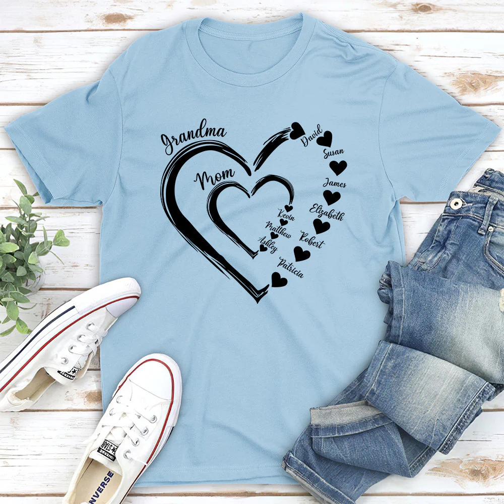Sweethearts Of Mom - Personalized Custom Unisex T-shirt - Image 4