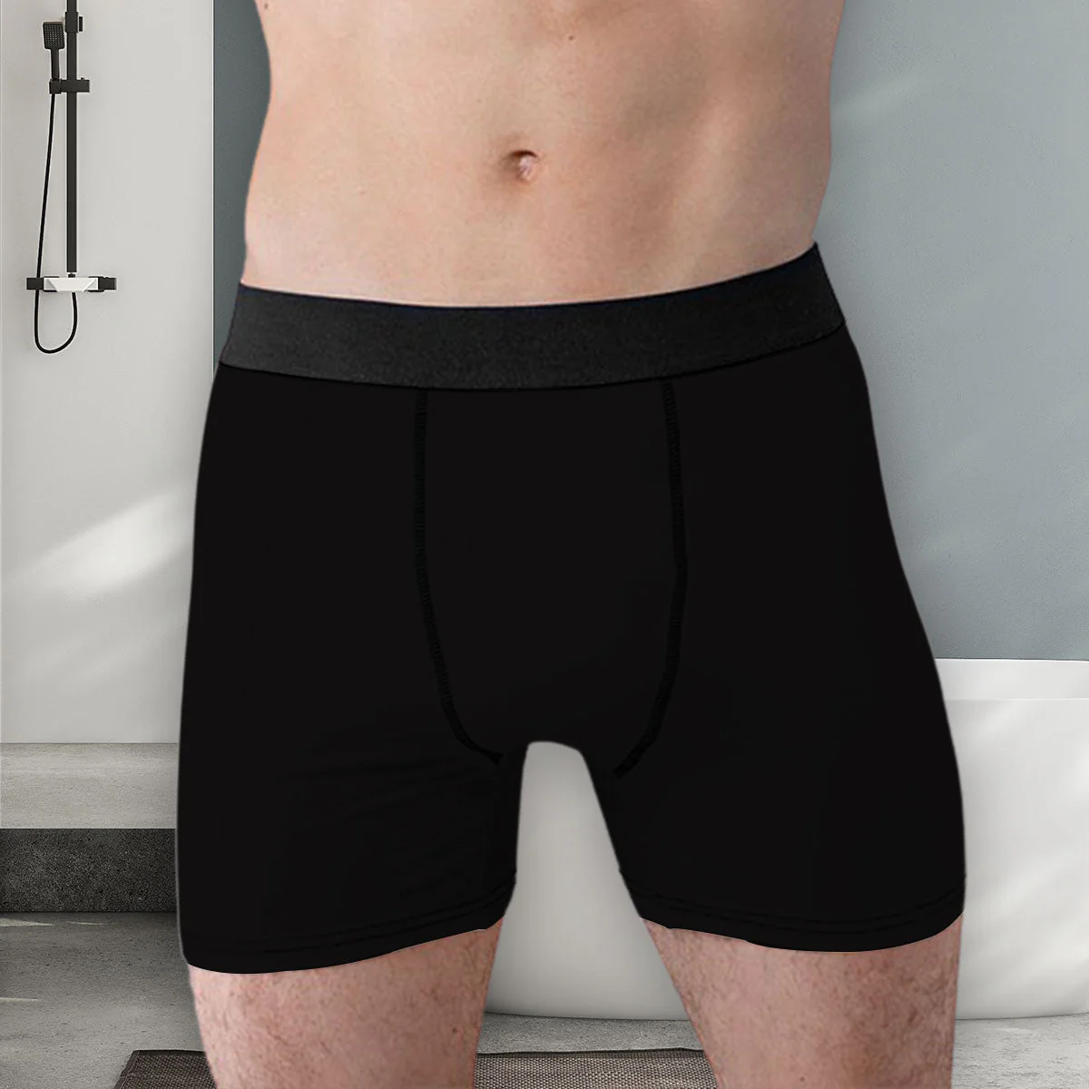 Tactical Curves Standing By  - Personalized Photo Men's Boxer Briefs - Image 4