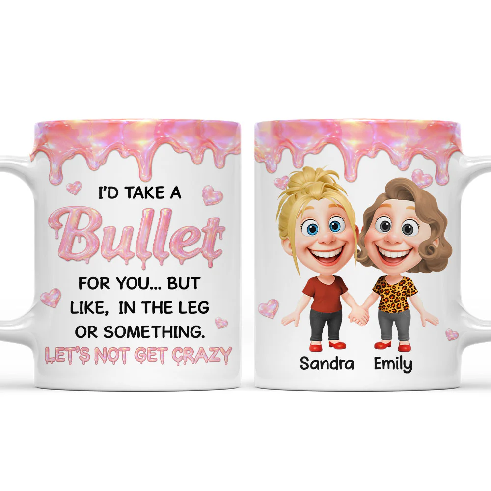 Take A Fall Just For You - Personalized Custom 3D Inflated Effect Mug