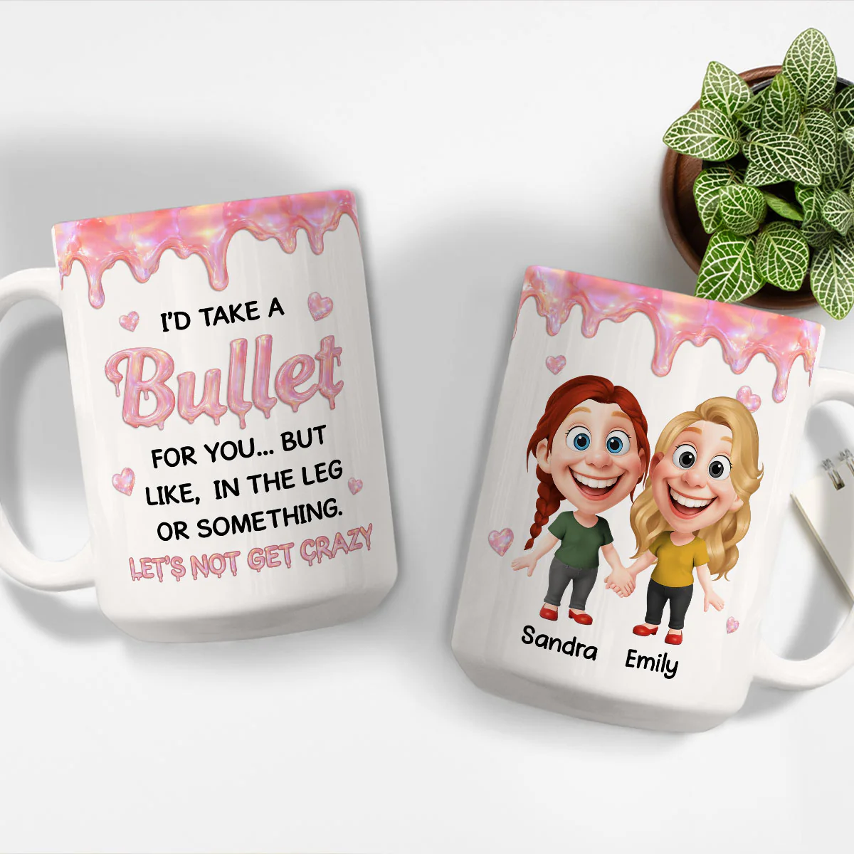 Take A Fall Just For You - Personalized Custom 3D Inflated Effect Mug - Image 2