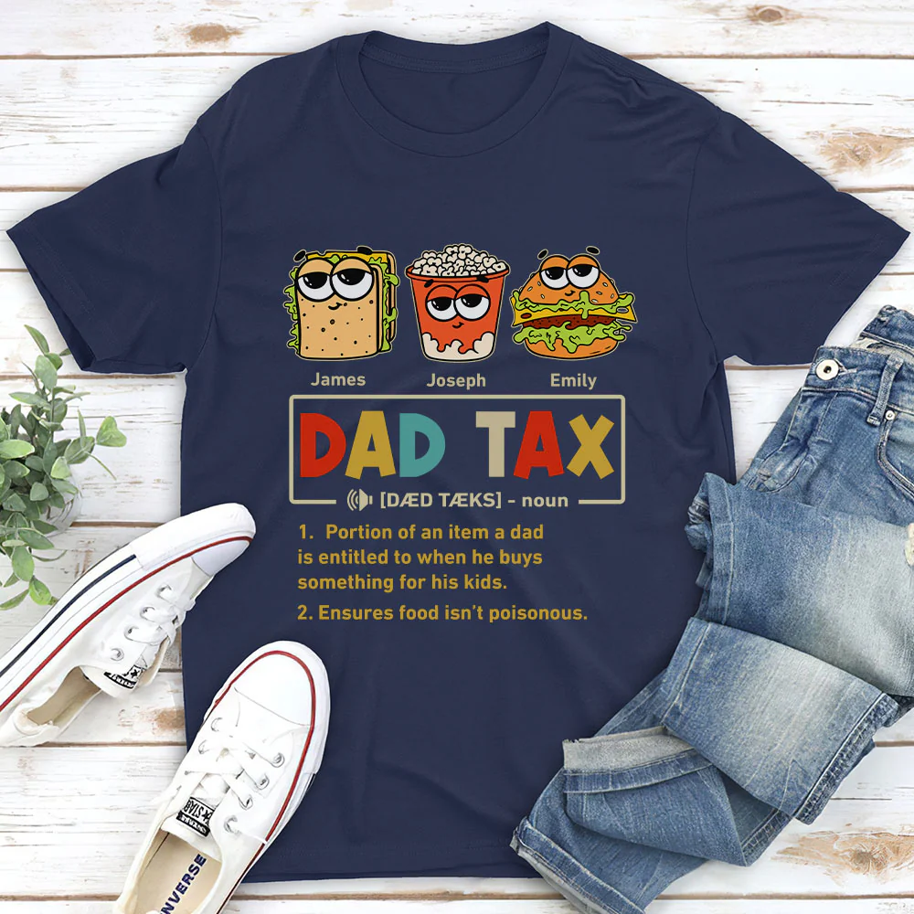 Taste Test Approved By Dad - Personalized Custom Shirt - Image 2