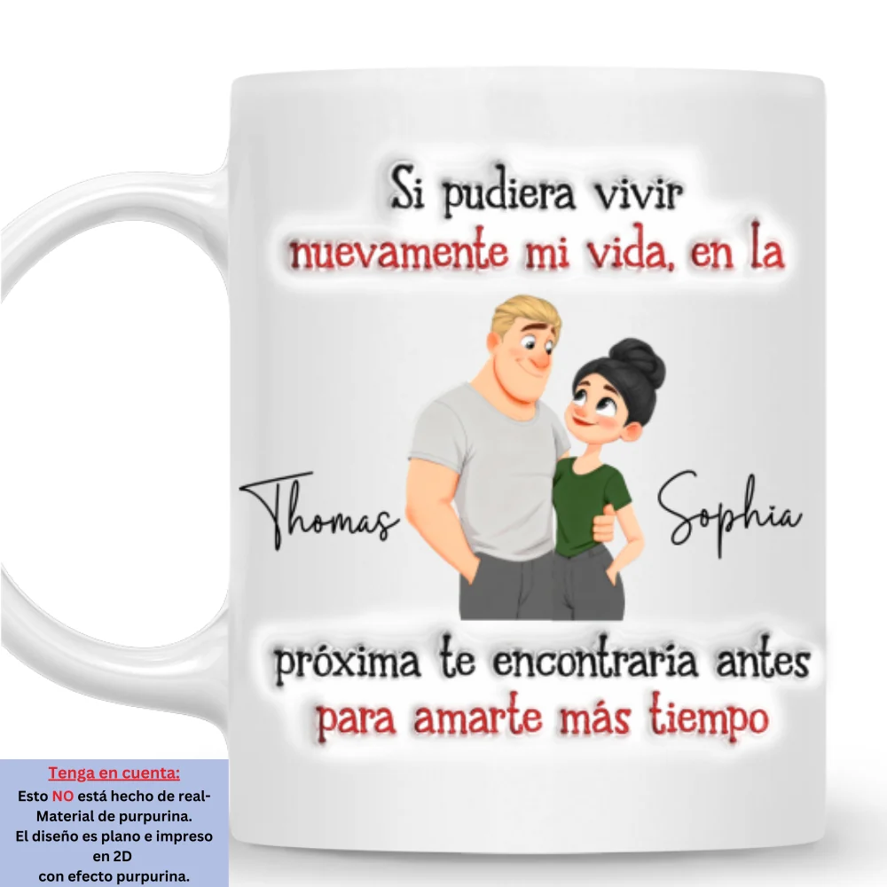 Te quiero muchísimo – Taza personalizada con efecto 3D inflado - Image 8