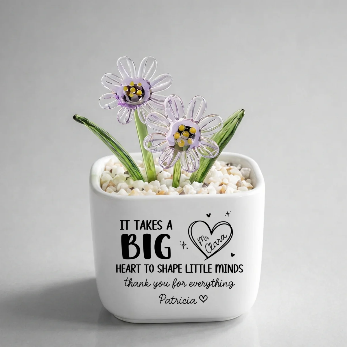 Teachers Make Dreams Bloom - Personalized Custom Glass Birth Month Flower - Image 15